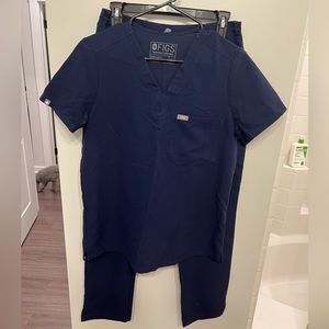 Figs Navy Scrub Set